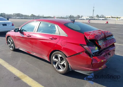 2022 Hyundai Elantra Hybrid Limited z USA, uszkodzony, nr VIN KMHLN4AJ2NU029637